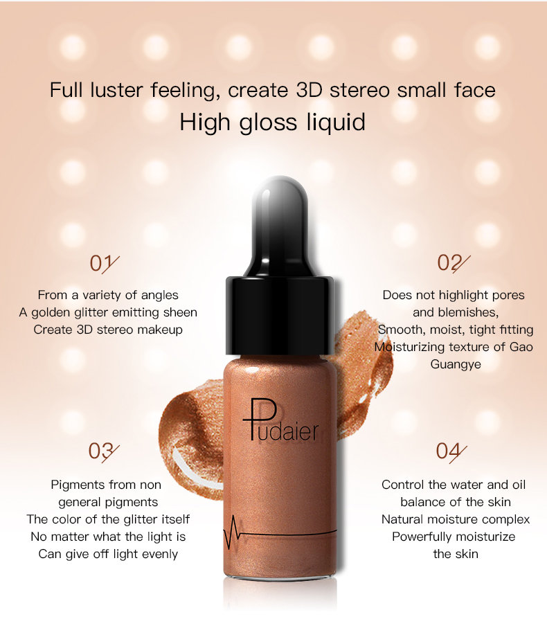 12 Color Cosmetics Liquid Highlighter Face Makeup Waterproof Custom logo Long Lasting Beauty Blingbling Private Label Custom Logo OEM (8)