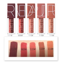 5 Colors  Waterproof Long lasting Matte Liquid Lipstick Lip Glaze Nude Colors Lip gloss