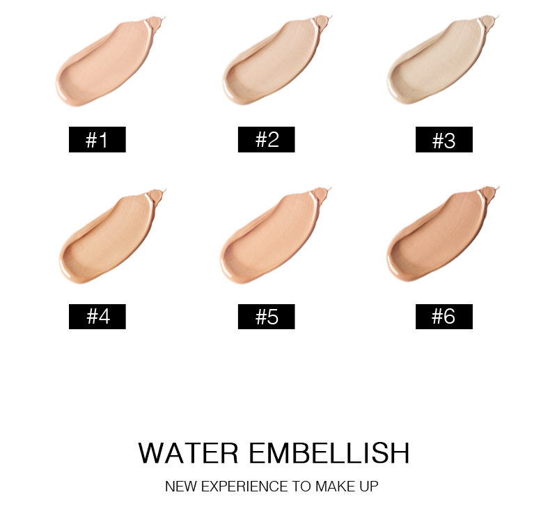 6 Color Cosmetics Foundation Full Coverage Private Label Waterproof Natural Makeup Liquid Wholesale Foundation Private Label Custom Logo OEM (4)