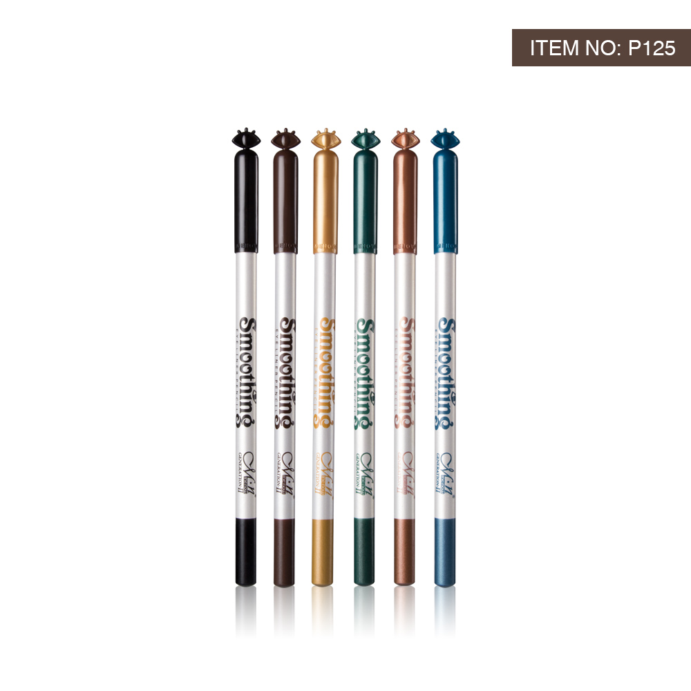 6 color Velvet Smooth Eyeliner Pencil smudge Free Eyeliner Pencil Private Label Custom Logo OEM (1)