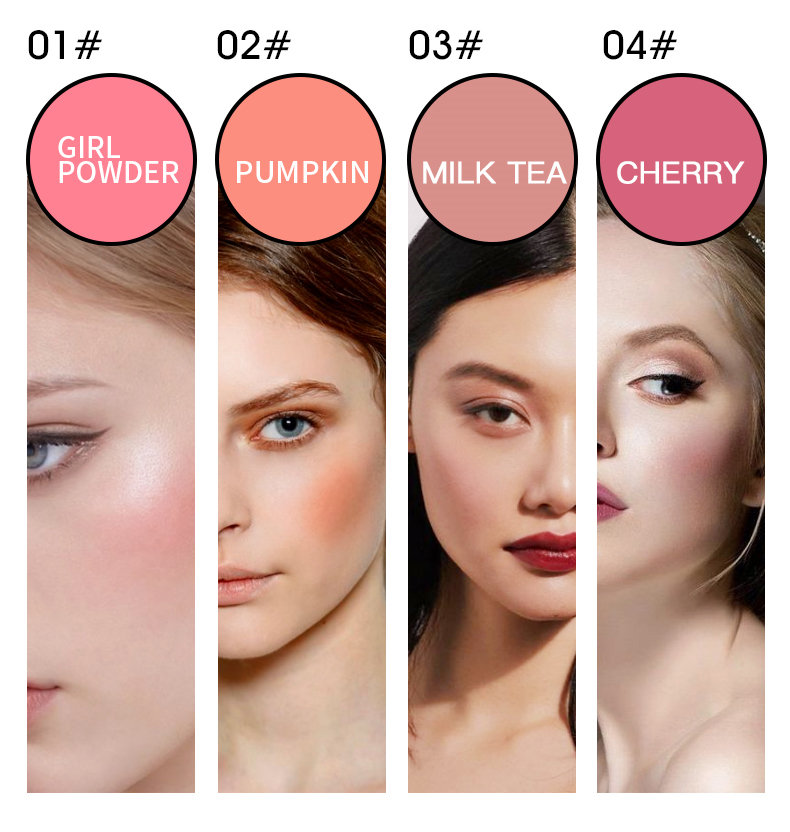 9 Colors Cheek Matte Blush Natural Compact Powder Blusher Makeup For Cheek+Lip+Eyeshadow Private Label Custom Logo OEM (11)