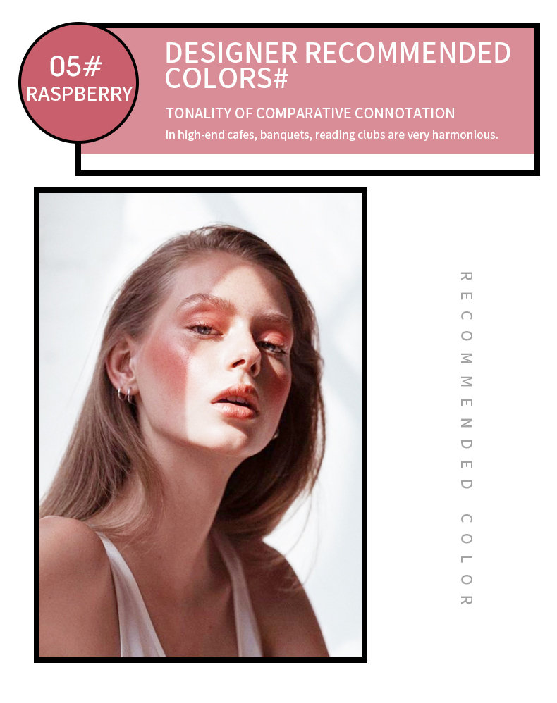 9 Colors Cheek Matte Blush Natural Compact Powder Blusher Makeup For Cheek+Lip+Eyeshadow Private Label Custom Logo OEM (12)