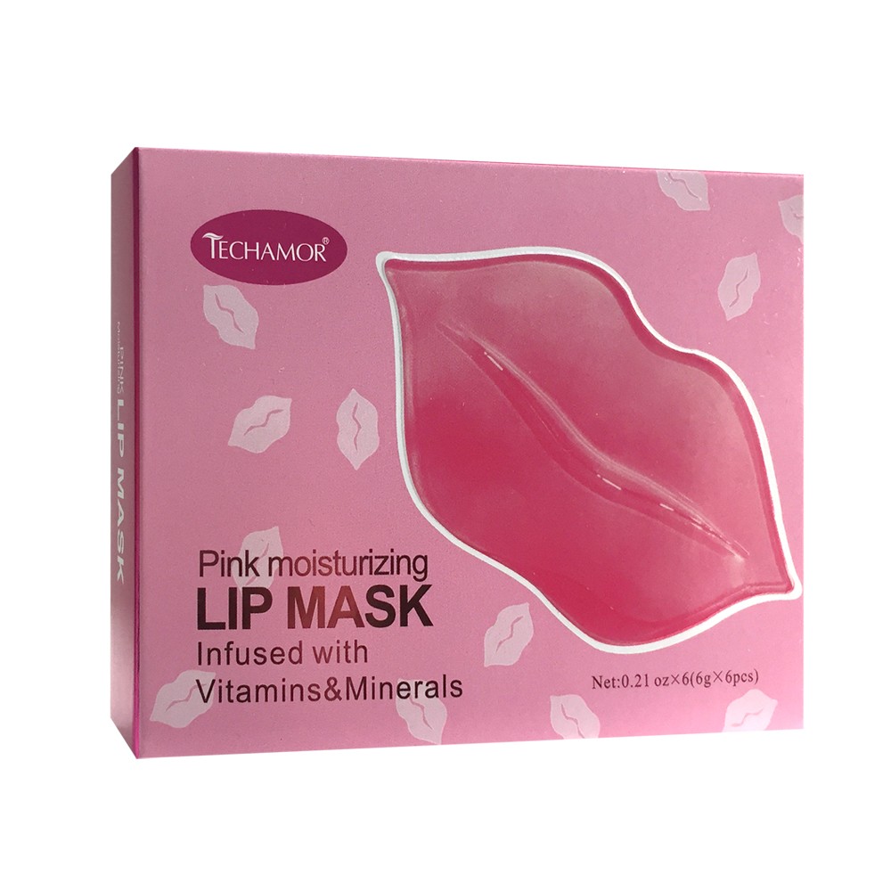Collagen natural ingredients hydrogel repairing lip care mask private label lip treatment (1)