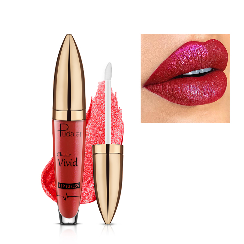Best Seller 18 Colors Glitter Lip gloss Lip Makeup Private Label Custom Logo OEM