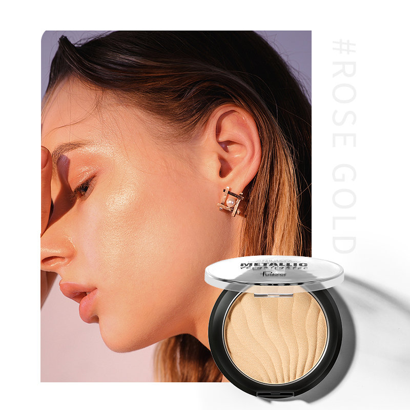 Master Chrome Metallic Highlighter Powder, Molten Gold Highlighter Face Contouring Bronzer Highlighters Cosmetic Private Label Custom Logo OEM (3)