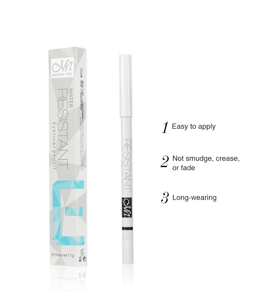 Pro makeup Water Resistant Waterproof White Eyeliner Pencil Private Label Custom Logo OEM