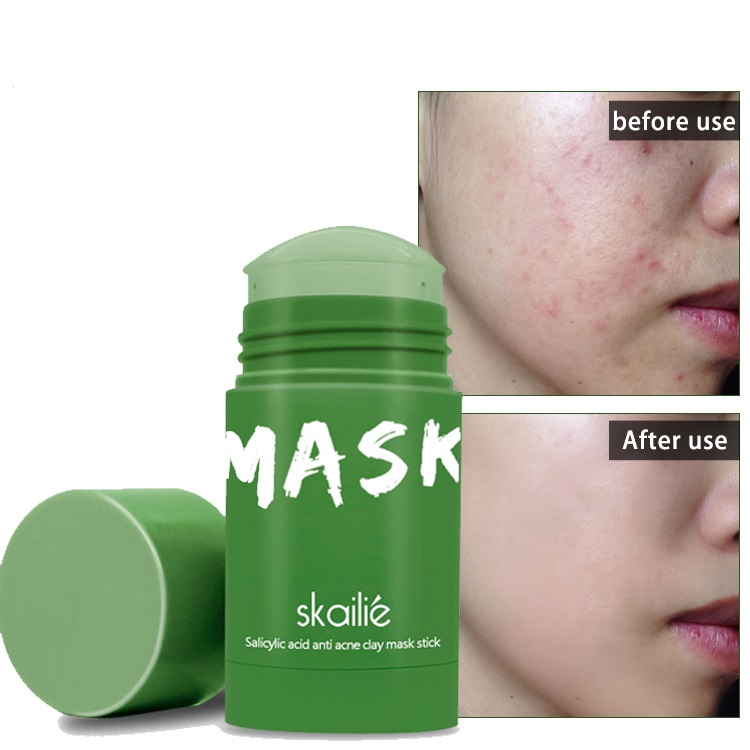 Salicylic Acid BHA Anti Acne Clay Mask Stick Pore Purifying Deep Cleansing Exfoliating  Facial Treatment