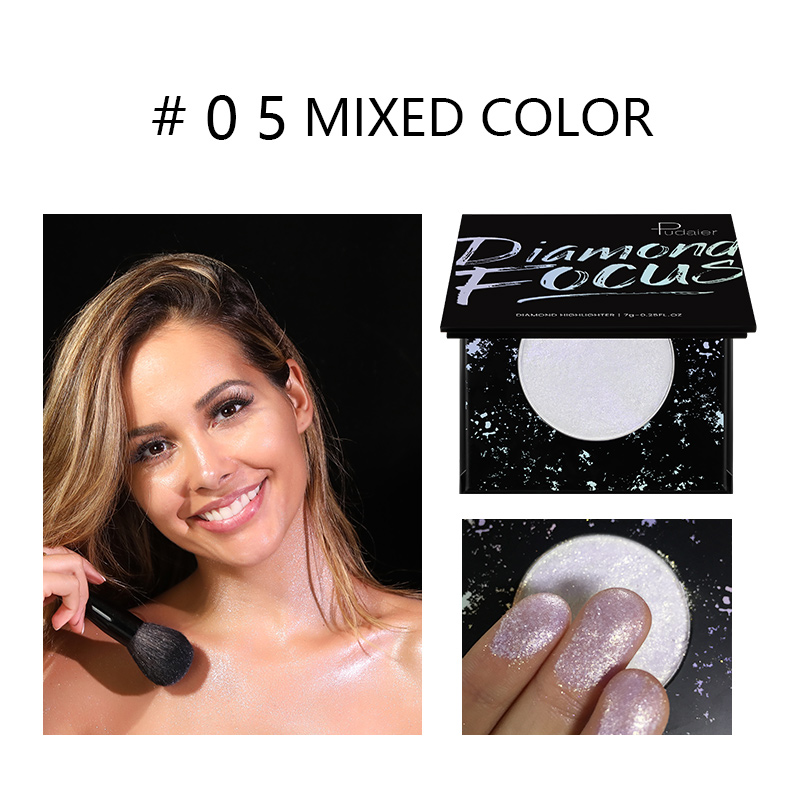 Shimmer Highlighter Powder Compact (9)
