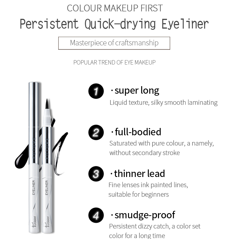 Waterproof and Smudge Free long lasting Liquid Eyeliner Black Private Label Custom Logo OEM (3)